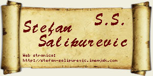 Stefan Šalipurević vizit kartica